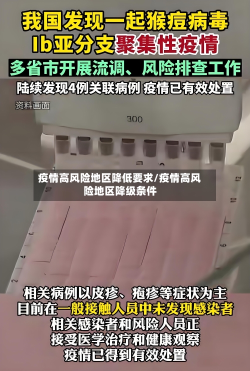 疫情高风险地区降低要求/疫情高风险地区降级条件