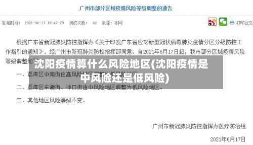 沈阳疫情算什么风险地区(沈阳疫情是中风险还是低风险)-第2张图片