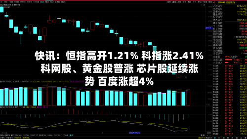 快讯：恒指高开1.21% 科指涨2.41% 科网股	、黄金股普涨 芯片股延续涨势 百度涨超4%-第3张图片