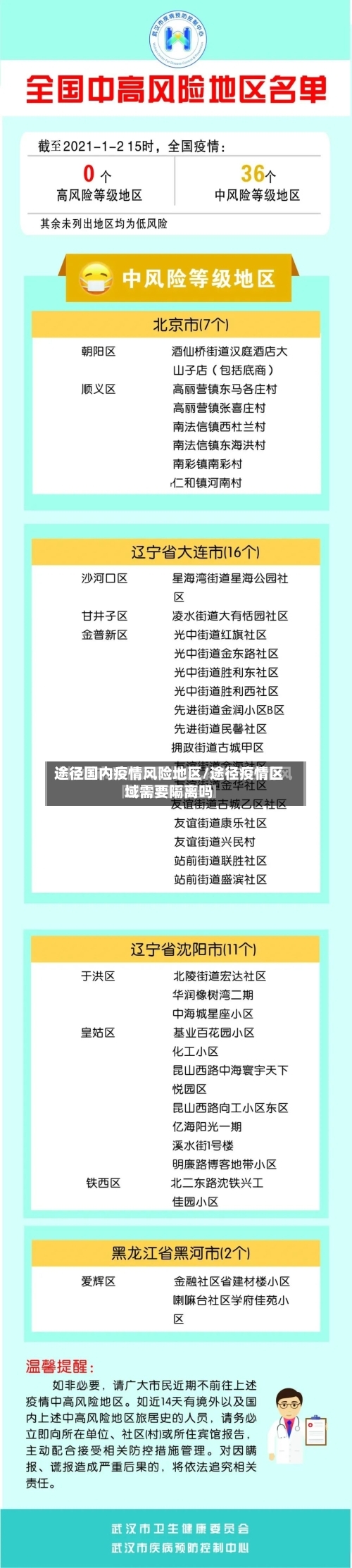 途径国内疫情风险地区/途径疫情区域需要隔离吗-第2张图片