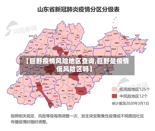 【巨野疫情风险地区查询,巨野是疫情低风险区吗】-第3张图片