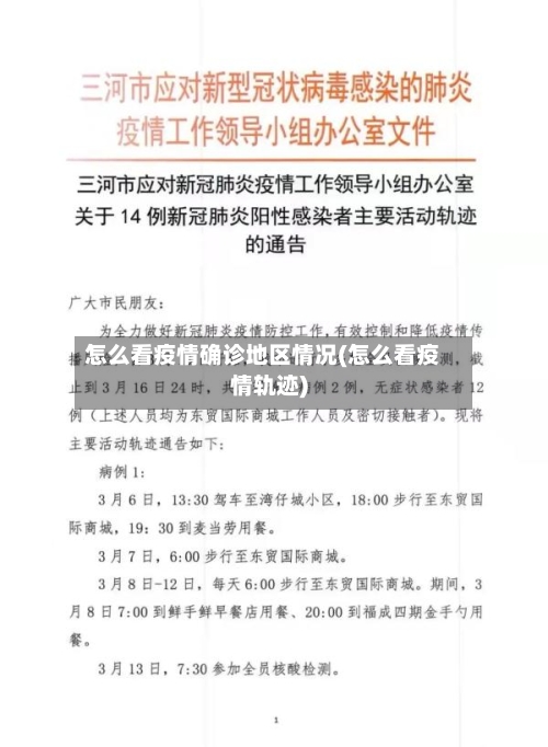 怎么看疫情确诊地区情况(怎么看疫情轨迹)