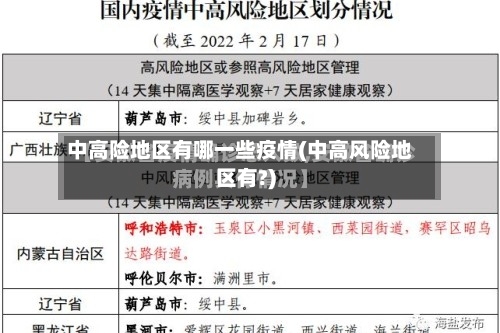 中高险地区有哪一些疫情(中高风险地区有?)