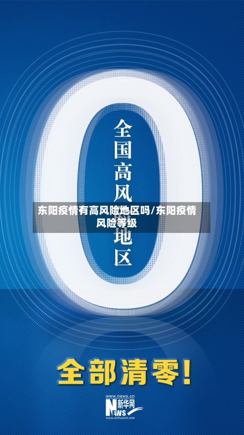 东阳疫情有高风险地区吗/东阳疫情风险等级-第3张图片