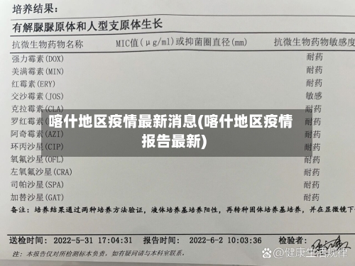 喀什地区疫情最新消息(喀什地区疫情报告最新)