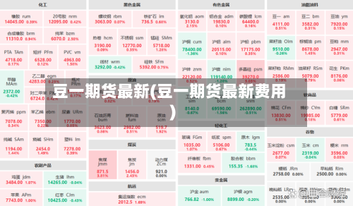 豆一期货最新(豆一期货最新费用)-第2张图片