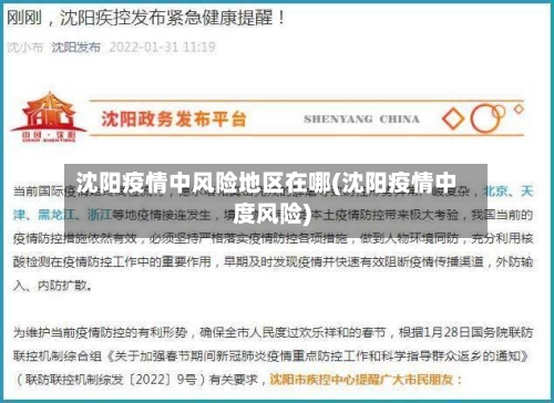 沈阳疫情中风险地区在哪(沈阳疫情中度风险)-第2张图片