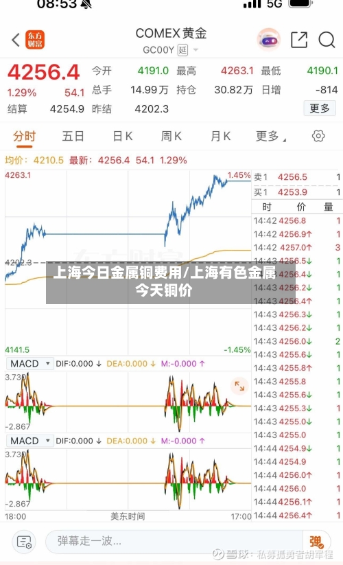上海今日金属铜费用/上海有色金属今天铜价