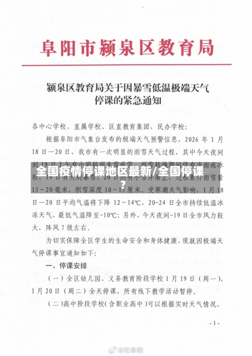 全国疫情停课地区最新/全国停课?