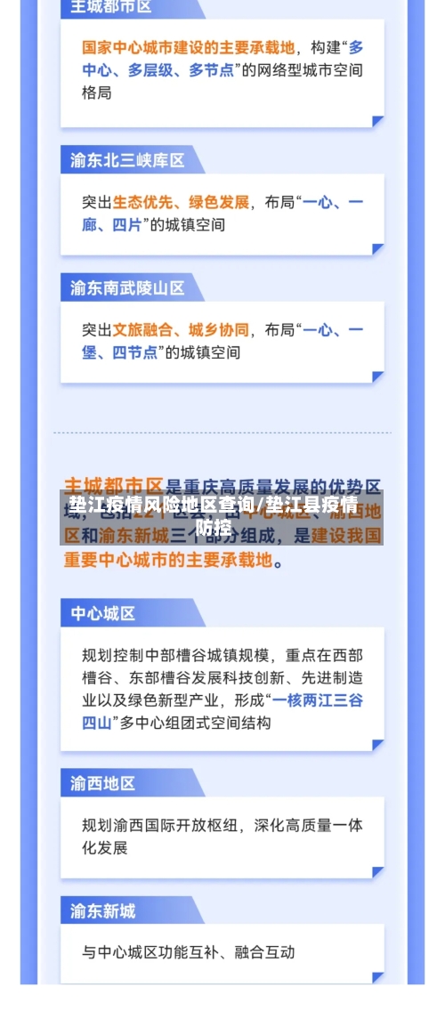 垫江疫情风险地区查询/垫江县疫情防控