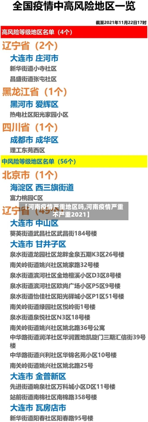 【河南疫情严重地区吗,河南疫情严重不严重2021】