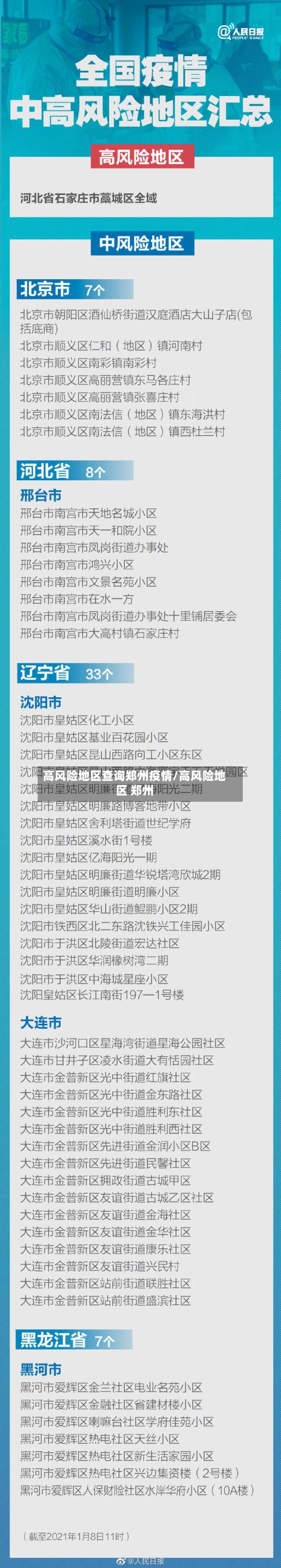 高风险地区查询郑州疫情/高风险地区 郑州-第2张图片