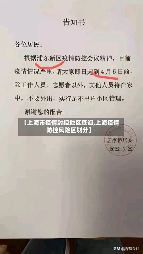 【上海市疫情封控地区查询,上海疫情防控风险区划分】