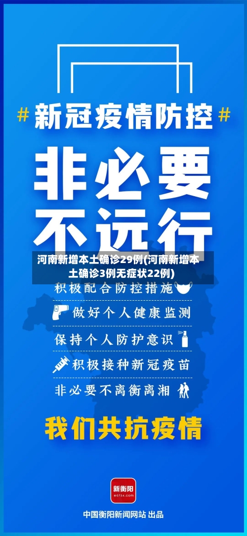 河南新增本土确诊29例(河南新增本土确诊3例无症状22例)