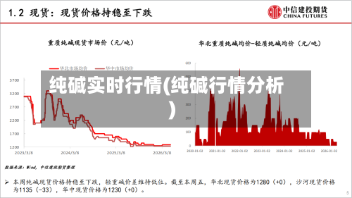 纯碱实时行情(纯碱行情分析)