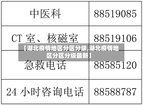 【湖北疫情地区分区分级,湖北疫情地区分区分级最新】