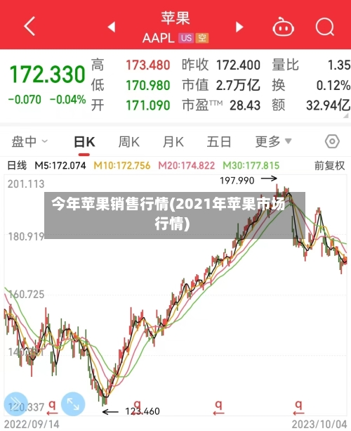 今年苹果销售行情(2021年苹果市场行情)