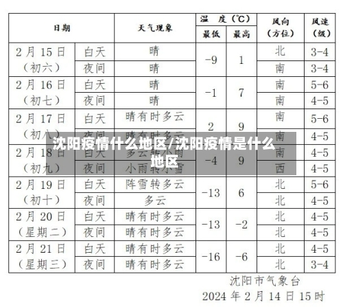 沈阳疫情什么地区/沈阳疫情是什么地区