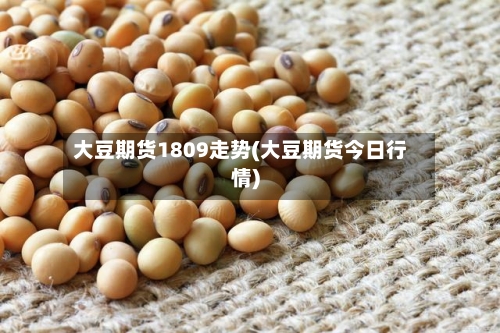 大豆期货1809走势(大豆期货今日行情)