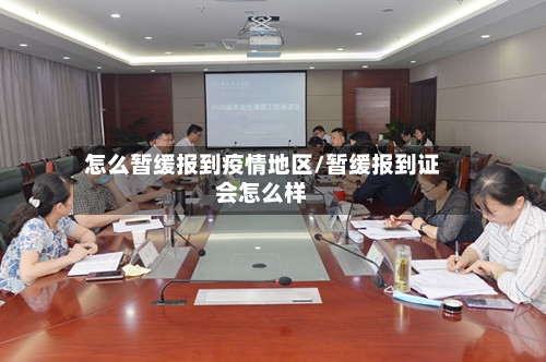 怎么暂缓报到疫情地区/暂缓报到证会怎么样-第2张图片
